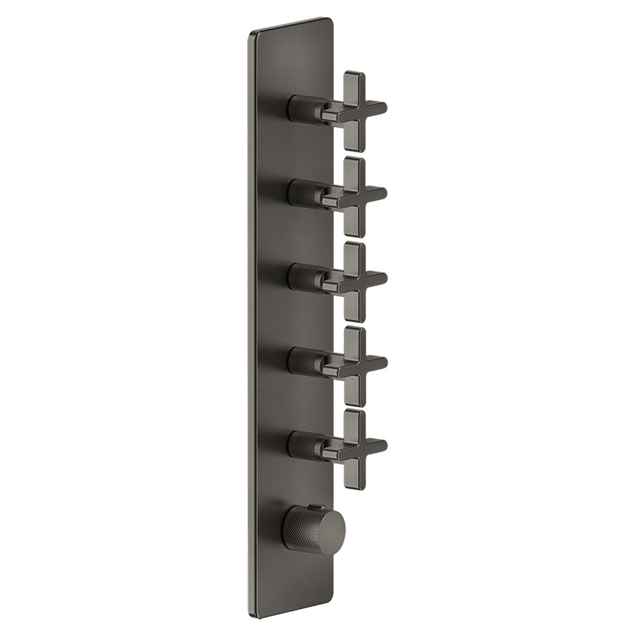 Thermostat INCISO+ UP
set de montage finale
inverseur à 5 voies, plaque de
recouvrement 12 x 56 cm
sans corps à encastrer 712 541