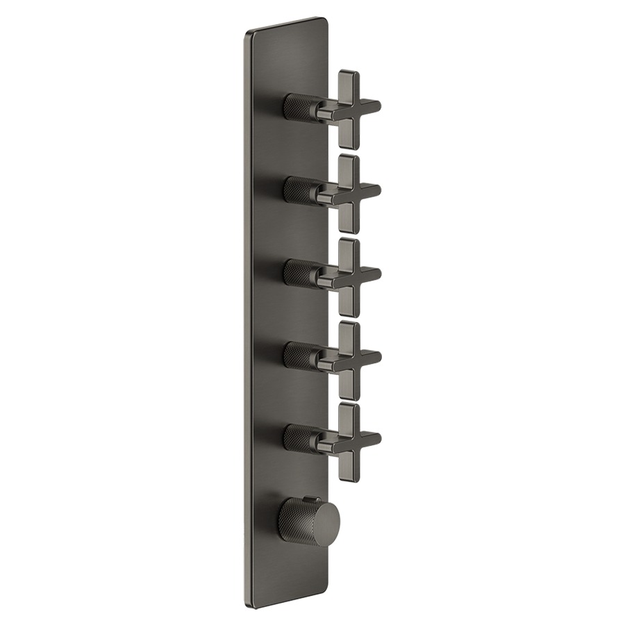 Thermostat INCISO+ UP
set de montage finale
inverseur à 5 voies, plaque de
recouvrement 12 x 56 cm
sans corps à encastrer 712 541