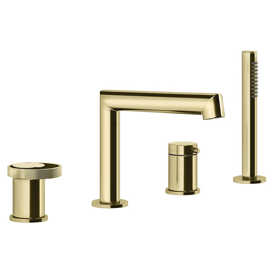 Garniture de remplissage
ANELLO, 4-trous, combinaison
avec inverseur et goulot
douche extensible
sans Secur-Box 712 559