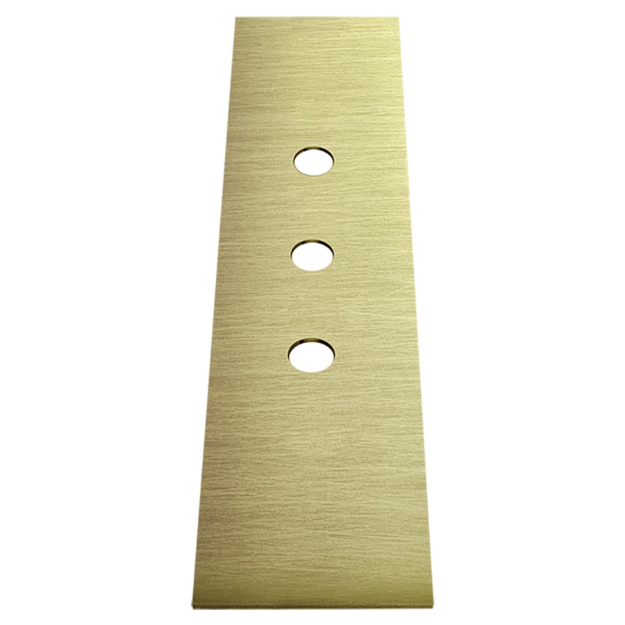 Plaque décorative GESSI
pour garniture de remplissage
à 3 trous