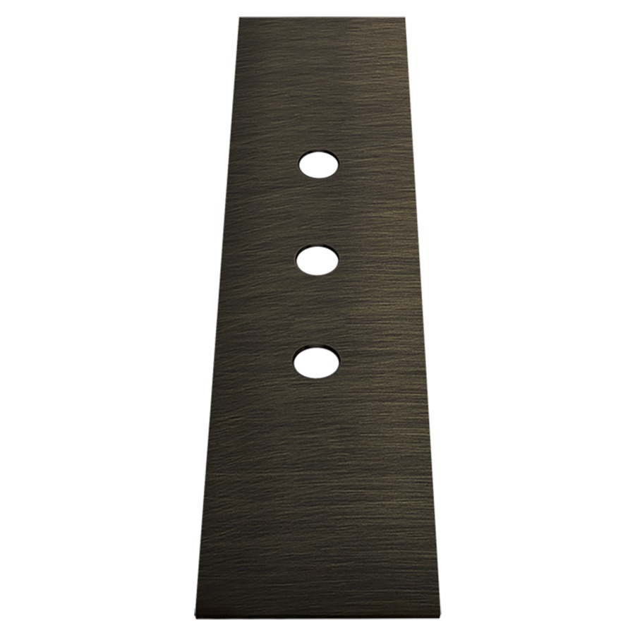 Plaque décorative GESSI
pour garniture de remplissage
à 3 trous