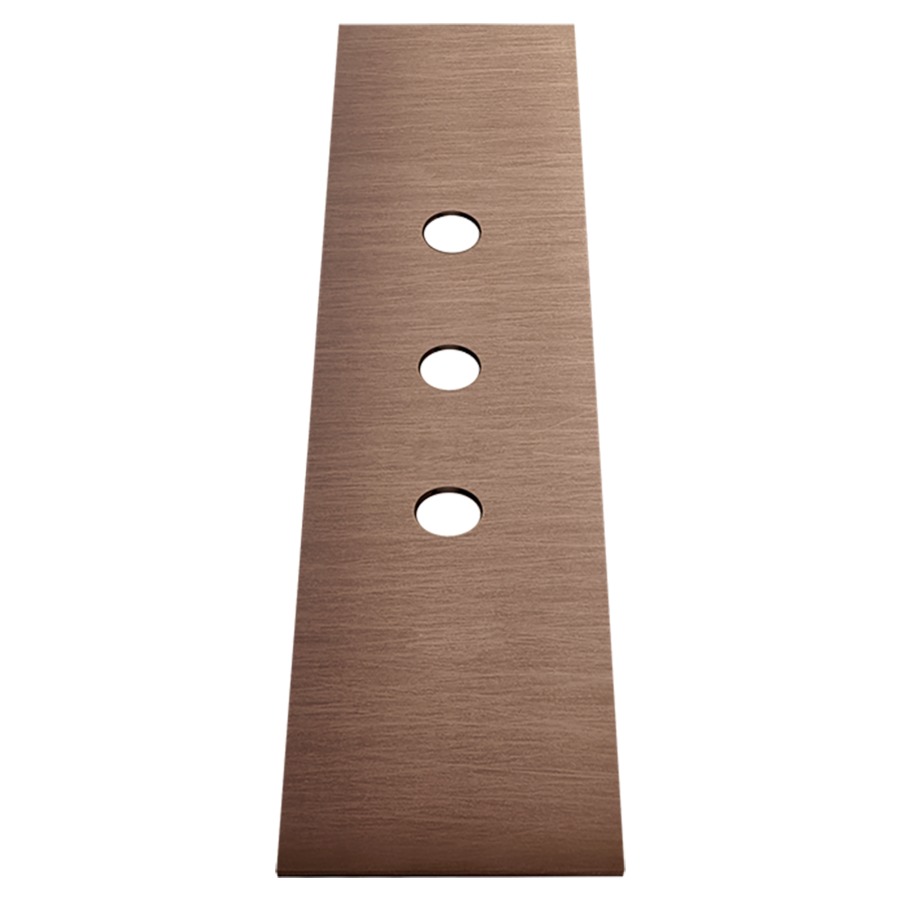 Plaque décorative GESSI
pour garniture de remplissage
à 3 trous