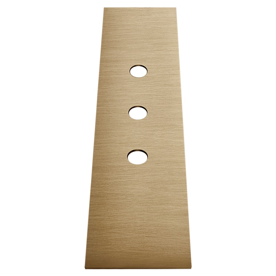 Plaque décorative GESSI
pour garniture de remplissage
à 3 trous