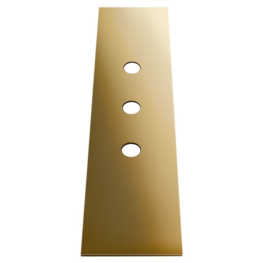 Plaque décorative GESSI
pour garniture de remplissage
à 3 trous