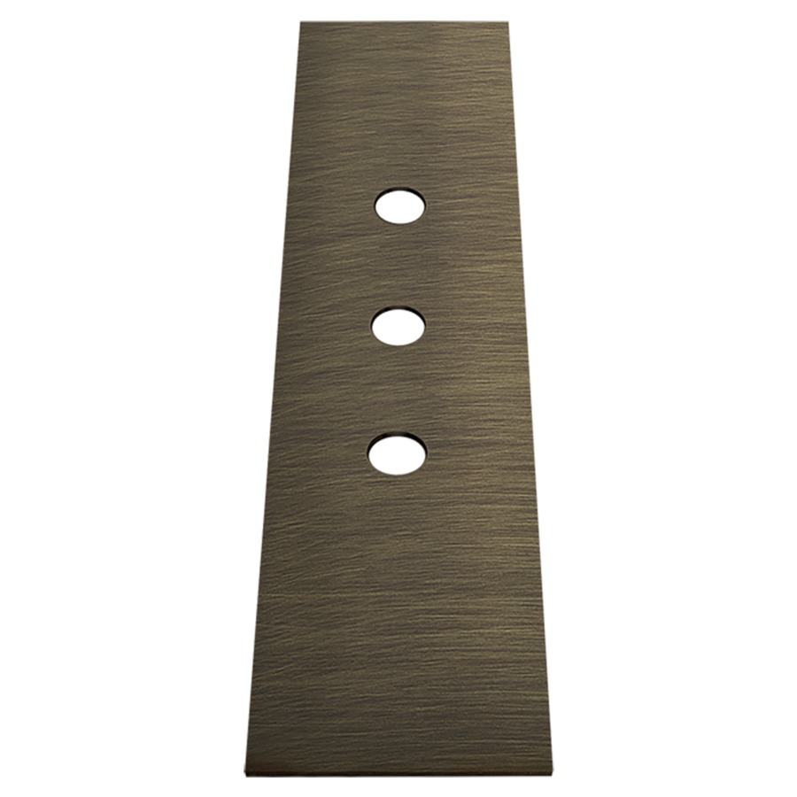 Plaque décorative GESSI
pour garniture de remplissage
à 3 trous