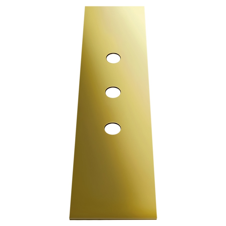 Plaque décorative GESSI
pour garniture de remplissage
à 3 trous
