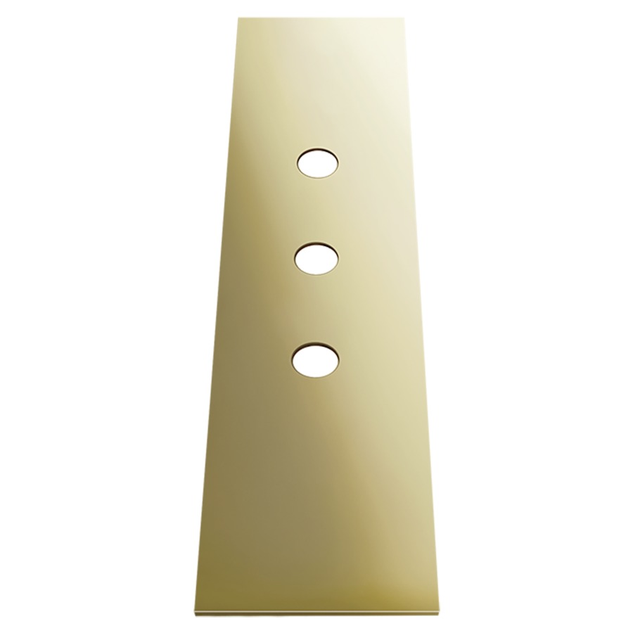 Plaque décorative GESSI
pour garniture de remplissage
à 3 trous