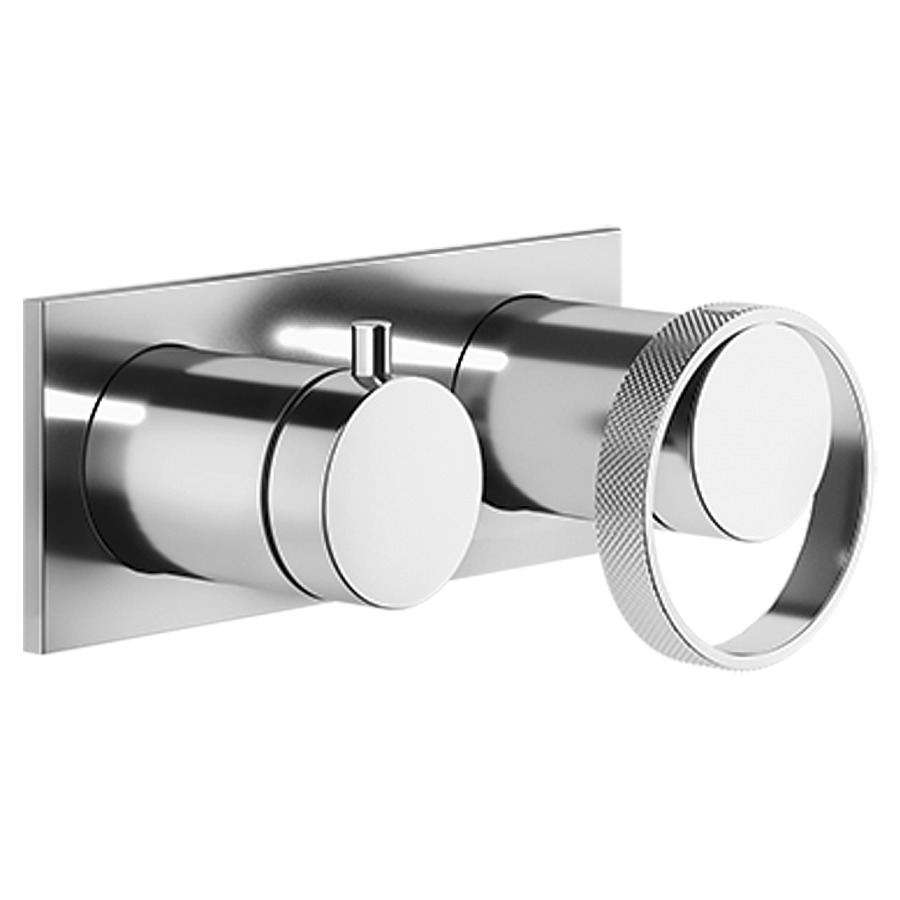 Mélangeur bain/douche ANELLO
UP, set de montage finale
inverseur à 2 voie, plaque de
recouvrement 16,5 x 6,5 cm
sans corps à encastrer 712 546
