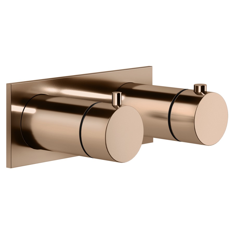 Thermostat GESSI UP
set de montage finale
inverseur à 1 voie
plaque de recouvrement
16,5 x 6,5 cm, sans corps
à encastrer 712 545