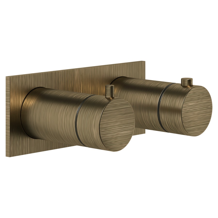 Thermostat GESSI UP
set de montage finale
inverseur à 2 voie, plaque de
recouvrement 16,5 x 6,5 cm
sans corps à encastrer 712 545