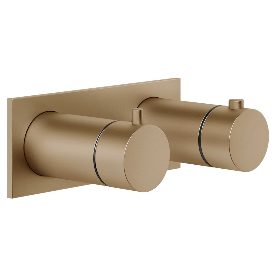 Thermostat GESSI UP
set de montage finale
inverseur à 2 voie, plaque de
recouvrement 16,5 x 6,5 cm
sans corps à encastrer 712 545