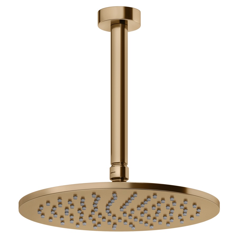 Douche au plafond GESSI
D 250 mm, 1/2"
bras de douche plafond avec
joint, S 85-1860 mm
mesures exactes avec commande
systmème anticalcaire