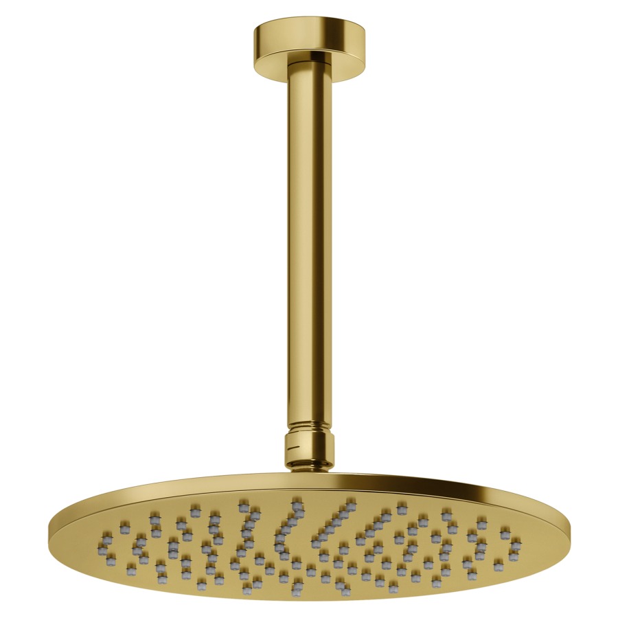 Douche au plafond GESSI
D 250 mm, 1/2"
bras de douche plafond avec
joint, S 85-1860 mm
mesures exactes avec commande
systmème anticalcaire