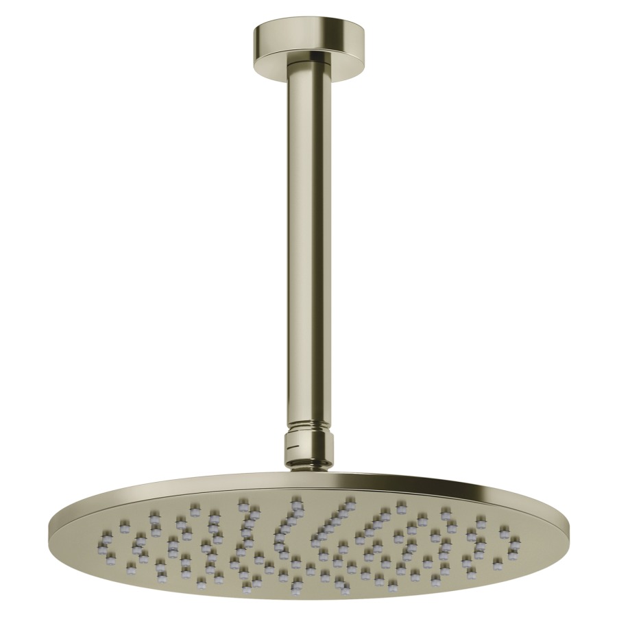 Douche au plafond GESSI
D 250 mm, 1/2"
bras de douche plafond avec
joint, S 85-1860 mm
mesures exactes avec commande
systmème anticalcaire
