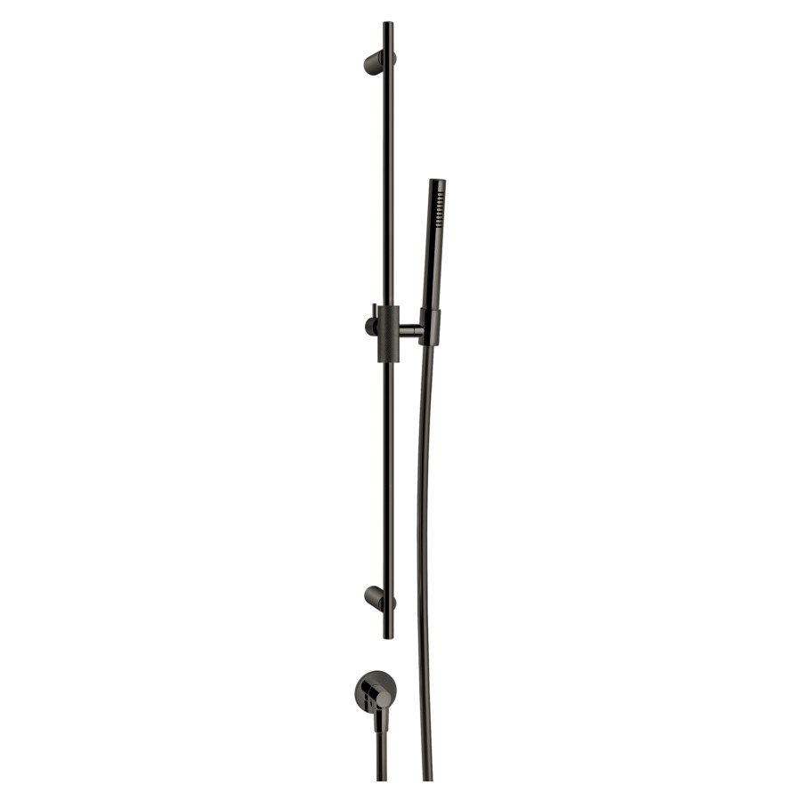 Garniture de douche ANELLO
glissière de douche 80 cm
support à rotule
coude de raccordement 1/2"
douche à main système
anticalcaire, tuyau de douche
150 cm