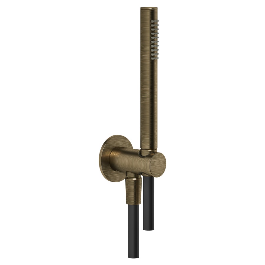 Coude de raccordement mural
GESSI, 1/2" avec support de
douche, douche à main
anticalcaire, tuyau de douche
1,50 cm