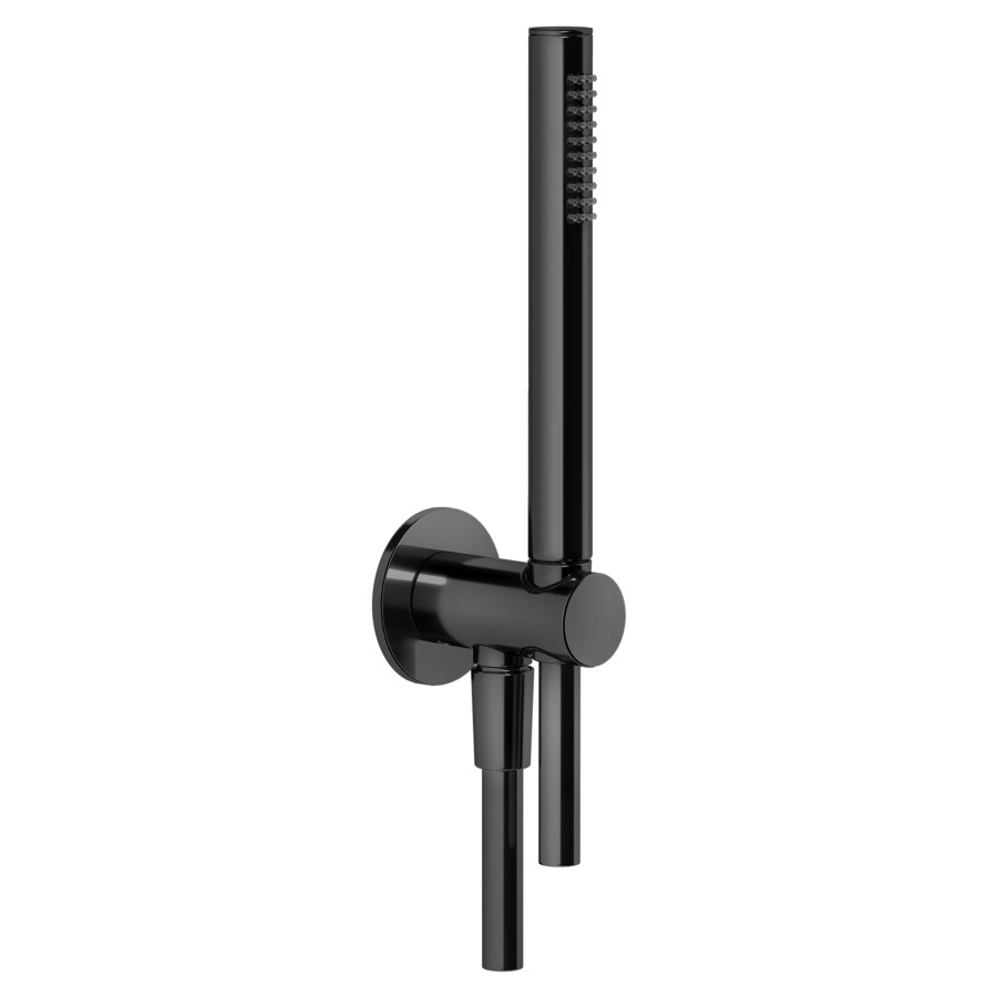 Coude de raccordement mural
GESSI, 1/2" avec support de
douche, douche à main
anticalcaire, tuyau de douche
1,50 cm