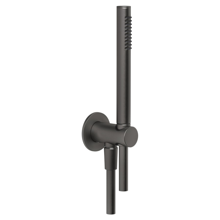 Coude de raccordement mural
GESSI, 1/2" avec support de
douche, douche à main
anticalcaire, tuyau de douche
1,50 cm