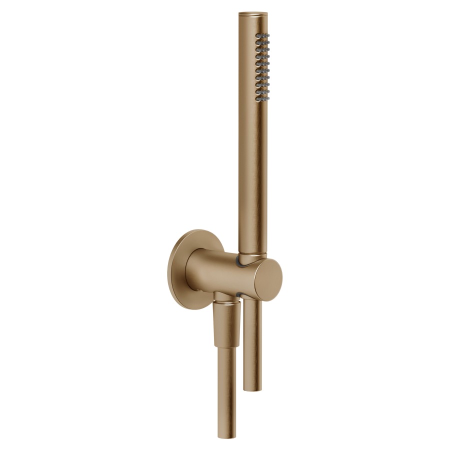 Coude de raccordement mural
GESSI, 1/2" avec support de
douche, douche à main
anticalcaire, tuyau de douche
1,50 cm