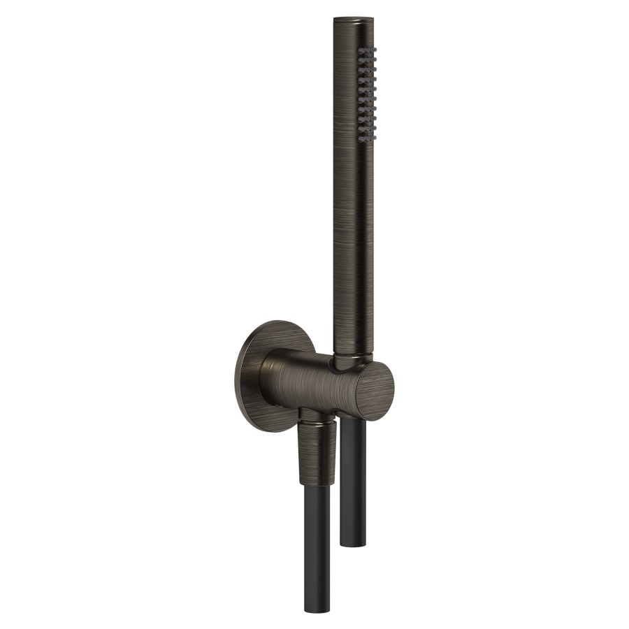 Coude de raccordement mural
GESSI, 1/2" avec support de
douche, douche à main
anticalcaire, tuyau de douche
1,50 cm