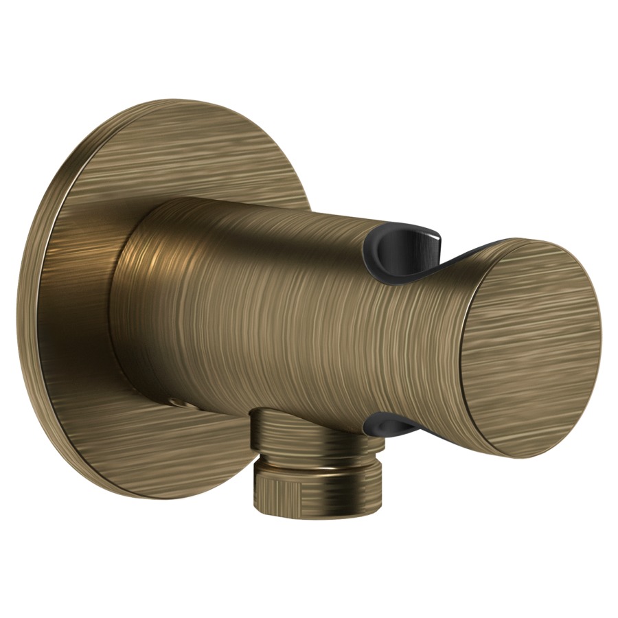 Coude de raccordement mural
GESSI, 1/2" avec support de
douche