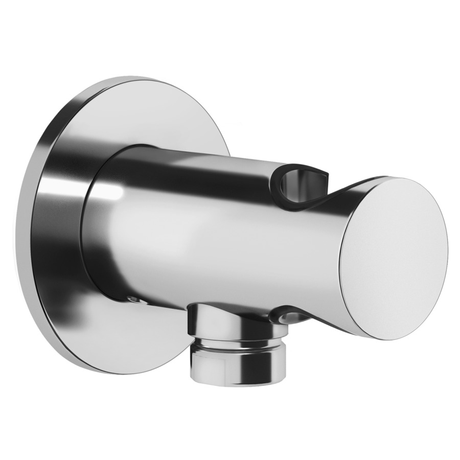 Coude de raccordement mural
GESSI, 1/2" avec support de
douche
