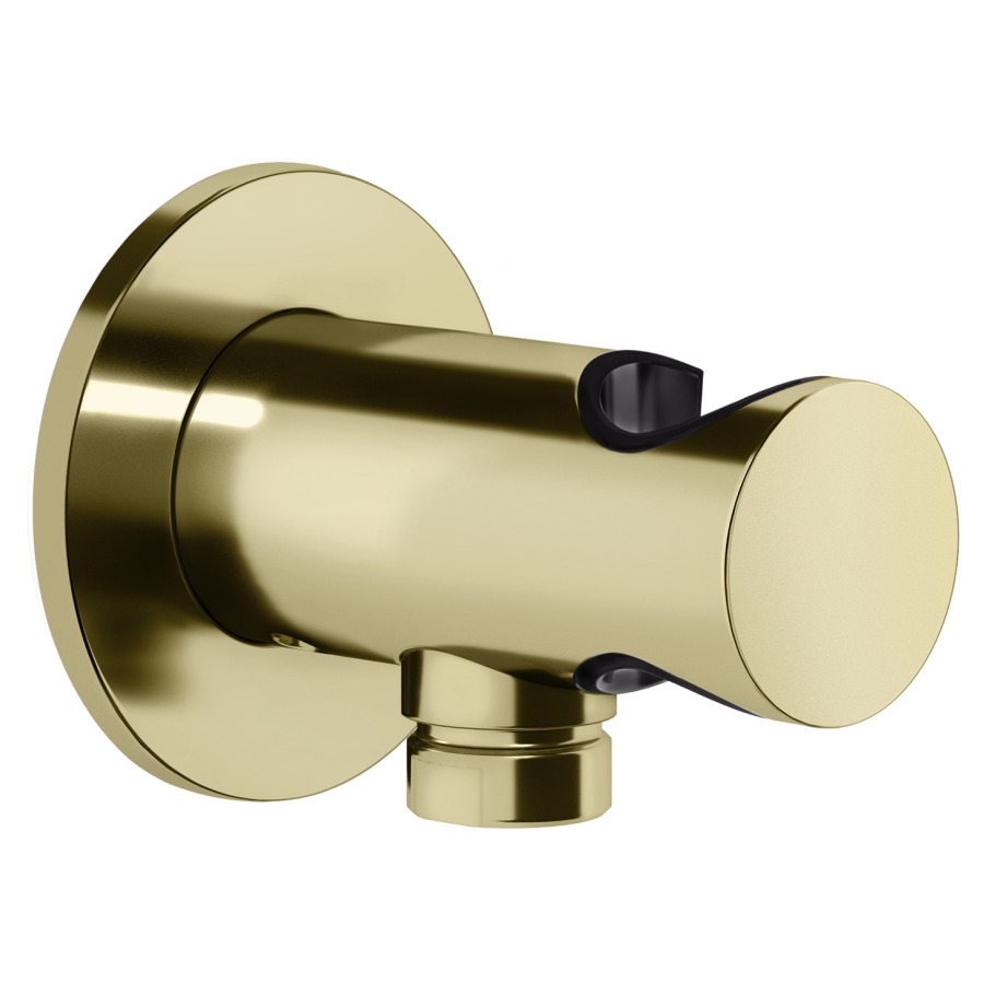 Coude de raccordement mural
GESSI, 1/2" avec support de
douche
