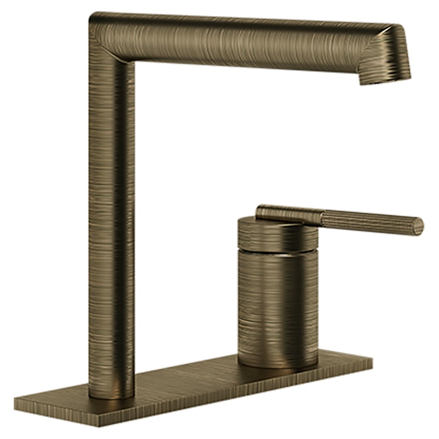 Mélangeur à 2 trous
INGRANAGGIO
S 144 mm, H 162 mm
goulot fixe, plaque de
recouvrement 16,5 x 5 cm
sans vidage excentrique