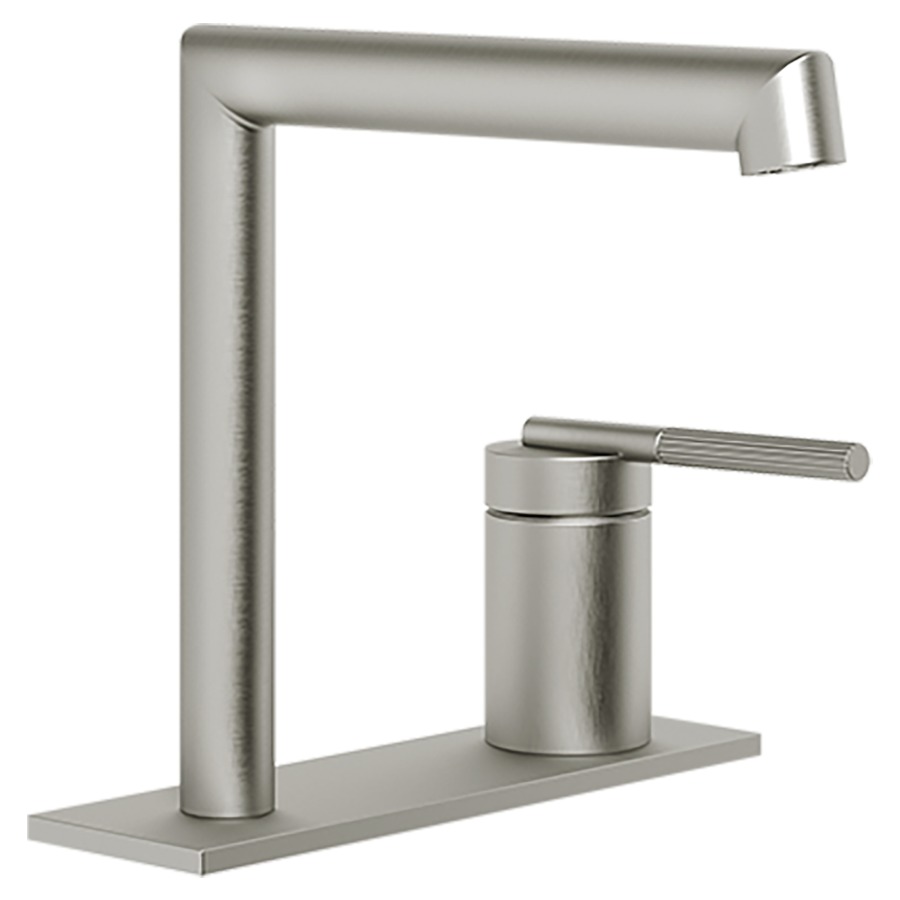 Mélangeur à 2 trous
INGRANAGGIO
S 144 mm, H 162 mm
goulot fixe, plaque de
recouvrement 16,5 x 5 cm
sans vidage excentrique