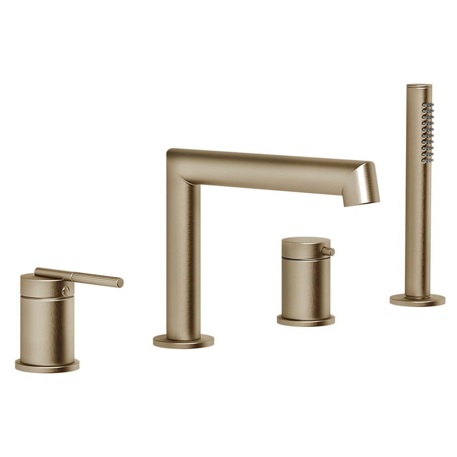 Garniture de remplissage
INGRANAGGIO 4-trous
combinaison avec inverseur
et goulot douche extensible
sans Secur-Box 712 559