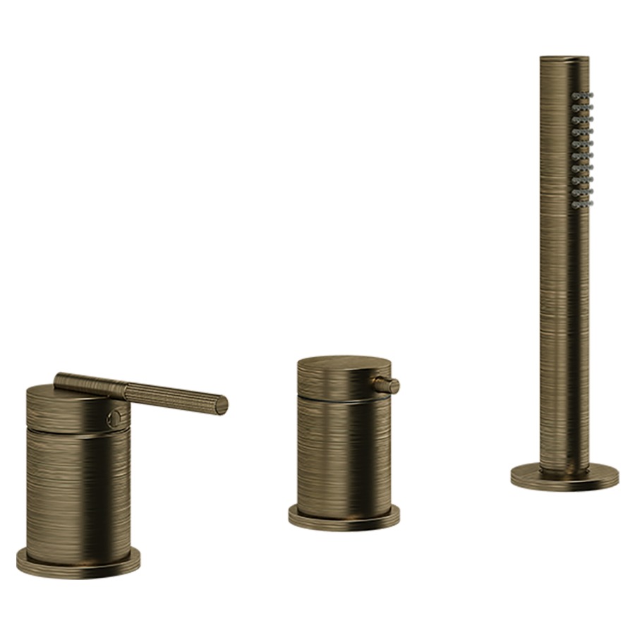 Garniture de remplissage
INGRANAGGIO 3-trous
combinaison avec
inverseur et sortie libre
douche extensible
sans Secur-Box 712 559