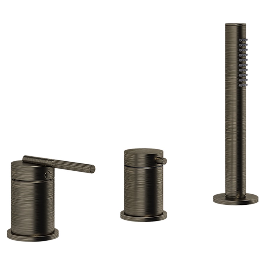 Garniture de remplissage
INGRANAGGIO 3-trous
combinaison avec
inverseur et sortie libre
douche extensible
sans Secur-Box 712 559