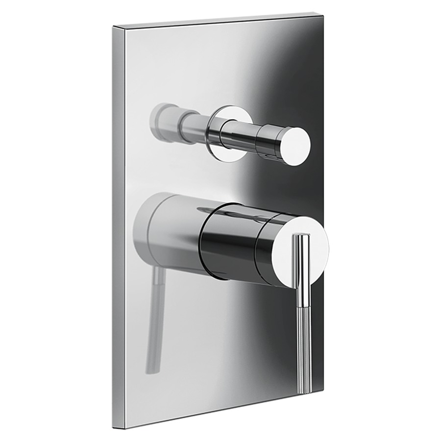 Mélangeur bain/douche
INGRANAGGIO UP
set de montage finale
inverseur à 2 voie, plaque de
recouvrement 22 x 14 cm
sans corps à encastrer 712 551