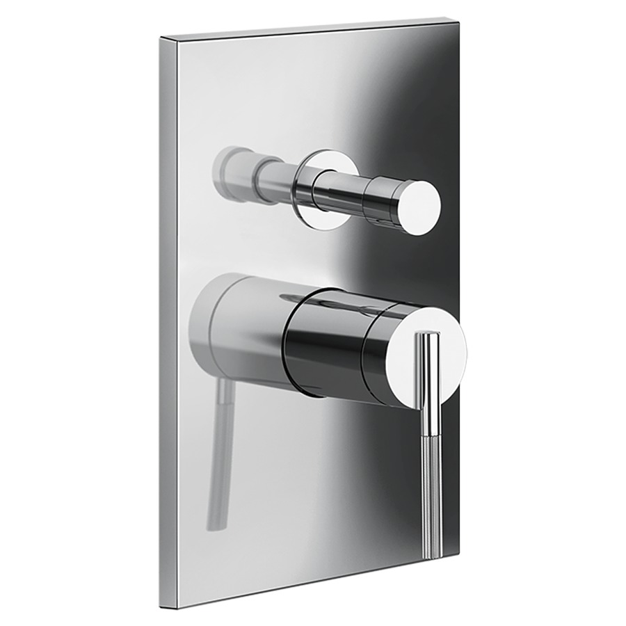 Mélangeur bain/douche
INGRANAGGIO UP
set de montage finale
inverseur à 2 voie, plaque de
recouvrement 22 x 14 cm
sans corps à encastrer 712 551