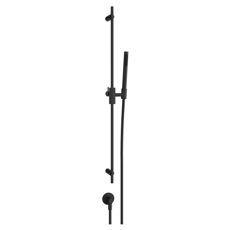 Garniture de douche
INGRANAGGIO
glissière de douche 80 cm
support à rotule
coude de raccordement 1/2"
douche à main système
anticalcaire, tuyau de douche
150 cm
