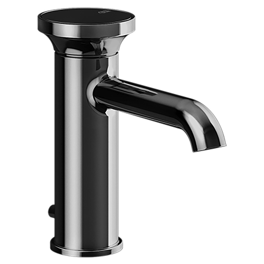 Mélangeur lavabo ORIGINI
S 131 mm, goulot fixe
avec vidage excentrique
insert en finition inclus