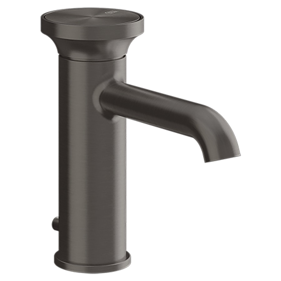 Mélangeur lavabo ORIGINI
S 131 mm, goulot fixe
avec vidage excentrique
insert en finition inclus