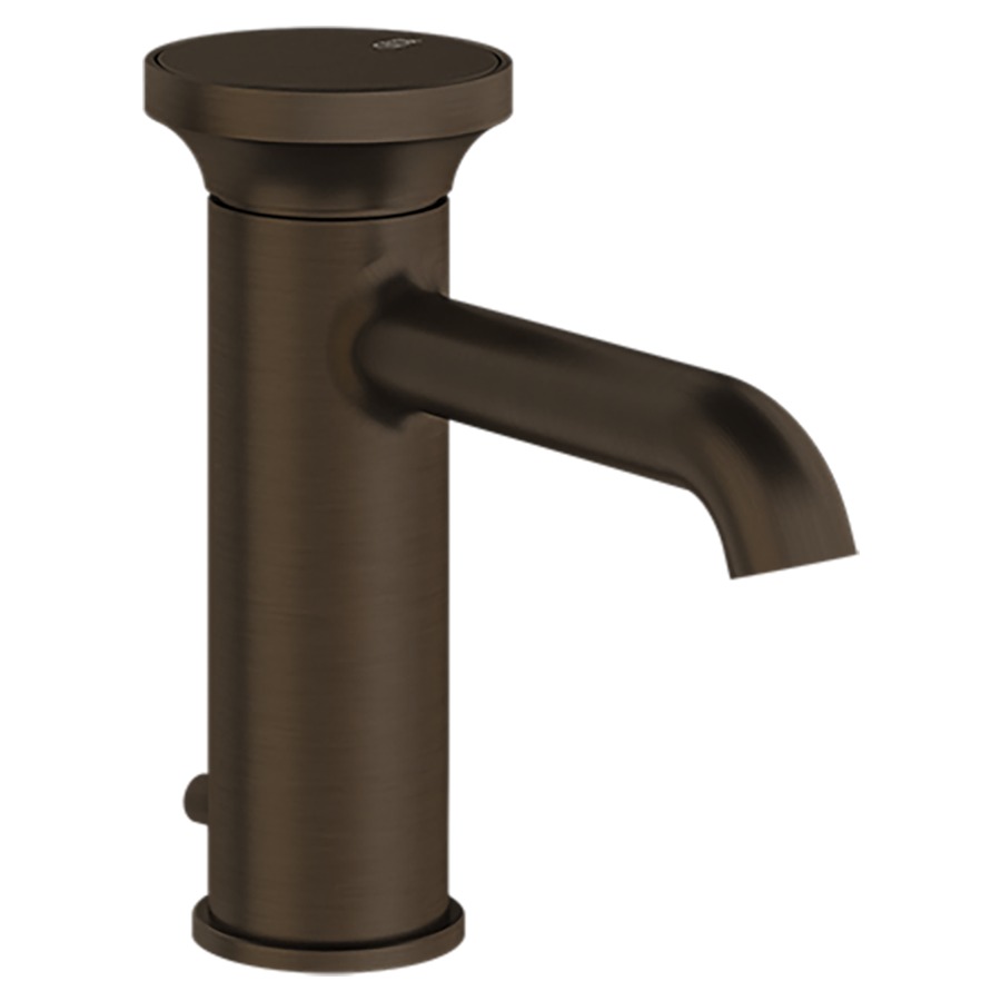 Mélangeur lavabo ORIGINI
S 131 mm, goulot fixe
avec vidage excentrique
insert en finition inclus