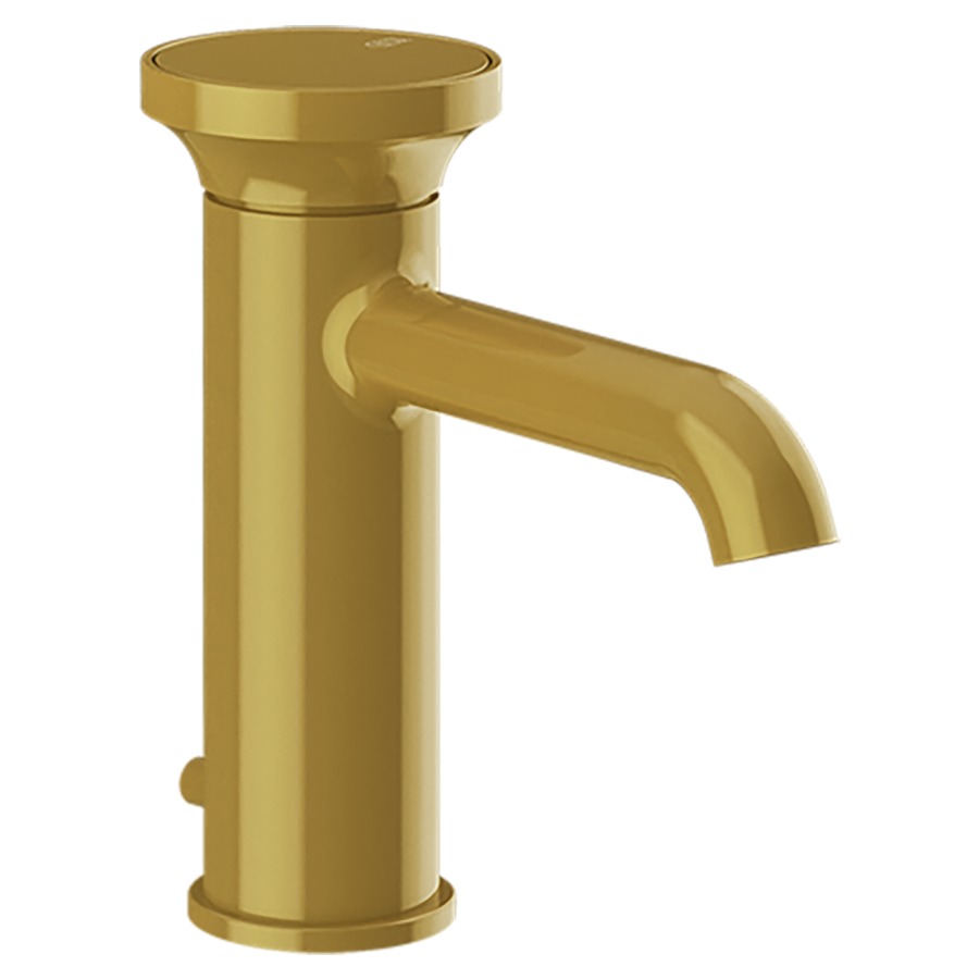 Mélangeur lavabo ORIGINI
S 131 mm, goulot fixe
avec vidage excentrique
insert en finition inclus