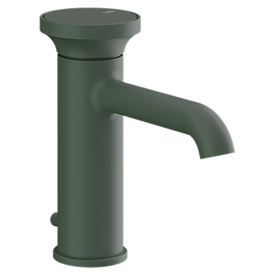 Mélangeur lavabo ORIGINI
S 131 mm, goulot fixe
avec vidage excentrique
insert en finition inclus