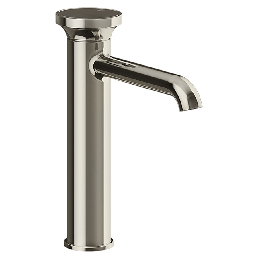 Mélangeur lavabo ORIGINI
S 164 mm, goulot fixe
version moyenne, sans vidage
insert en finition inclus
