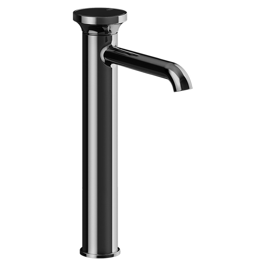 Mélangeur lavabo ORIGINI
S 164 mm, goulot fixe
version haute, sans vidage
insert en finition inclus