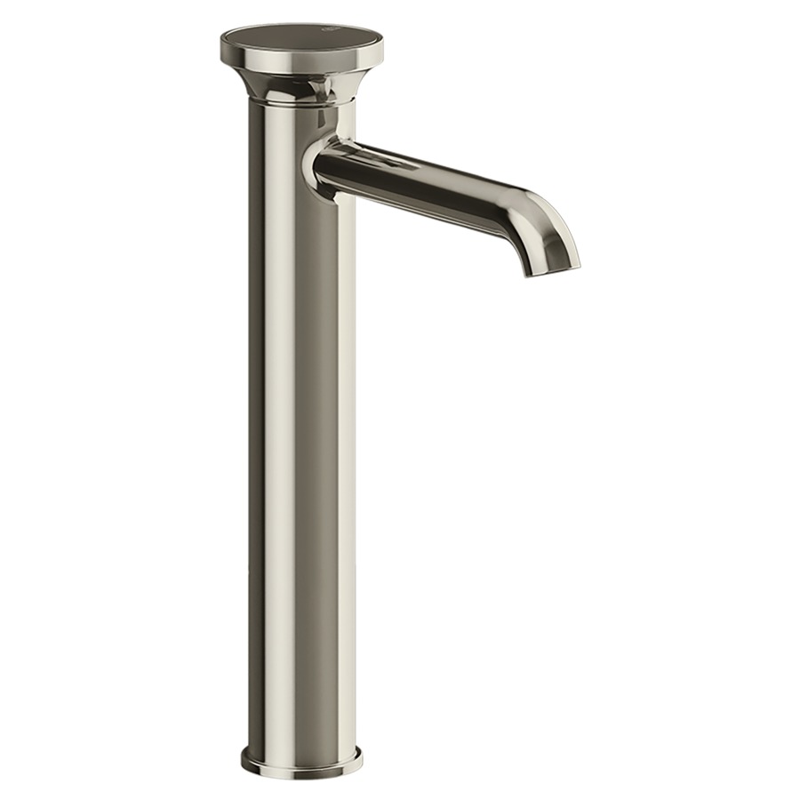 Mélangeur lavabo ORIGINI
S 164 mm, goulot fixe
version haute, sans vidage
insert en finition inclus