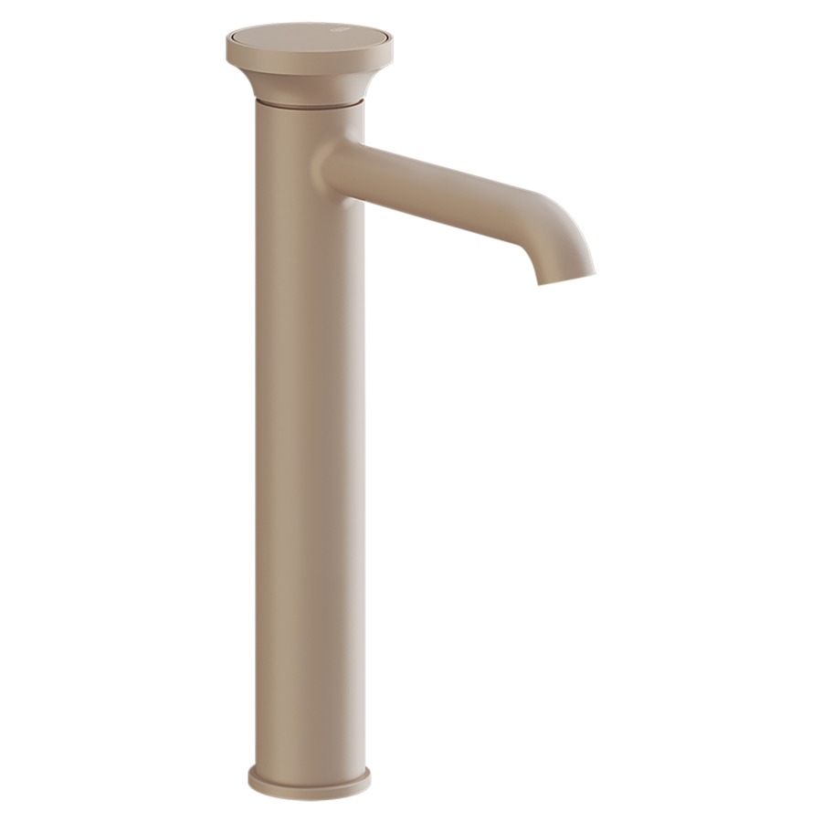Mélangeur lavabo ORIGINI
S 164 mm, goulot fixe
version haute, sans vidage
insert en finition inclus