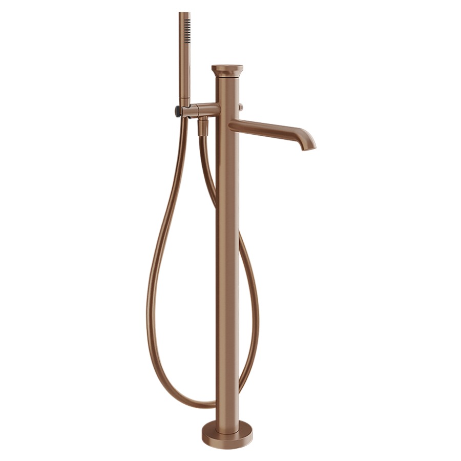 Mélangeur de bain ORIGINI
pose libre, avec douche à main
insert en finition inclus
sans corps à encastrer 712 549