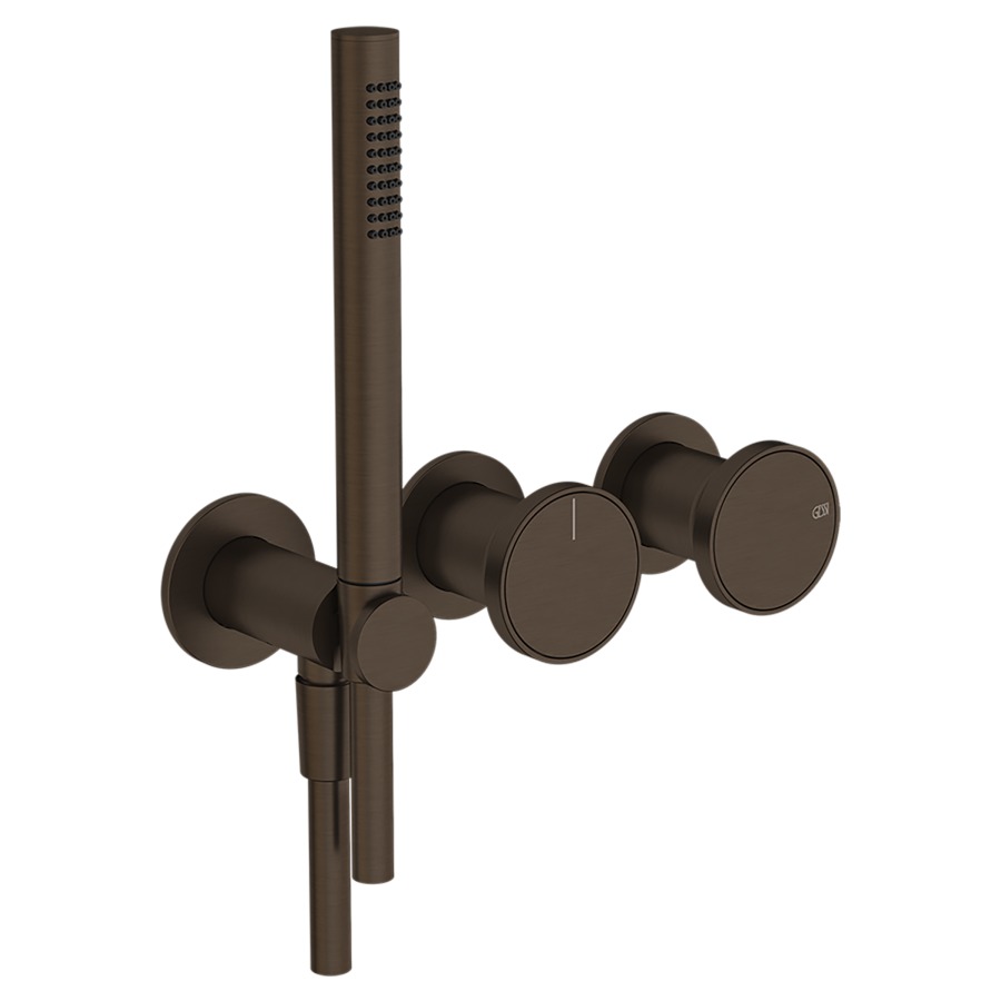 Mélangeur de douche ORIGINI UP
set de montage final
inverseur à 2 voies, avec
inverseur et set de douche
insert en finition inclus
sans corps à encastrer 712 548