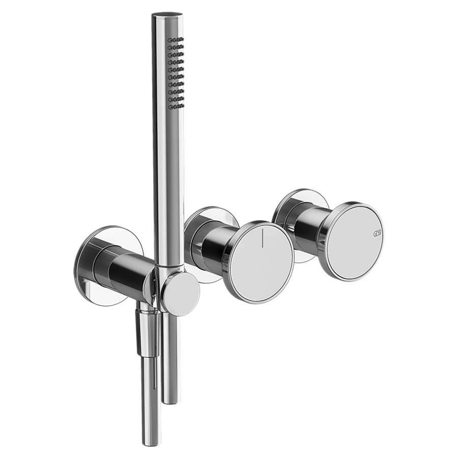 Mélangeur de douche ORIGINI UP
set de montage final
inverseur à 2 voies, avec
inverseur et set de douche
insert en finition inclus
sans corps à encastrer 712 548