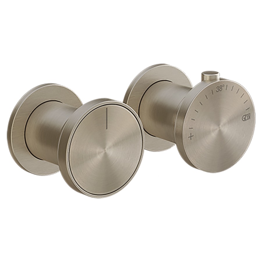Thermostat ORIGINI UP
set de montage final
inverseur à 2 voies, insert en
finition inclus, sans corps à
encastrer 712 545