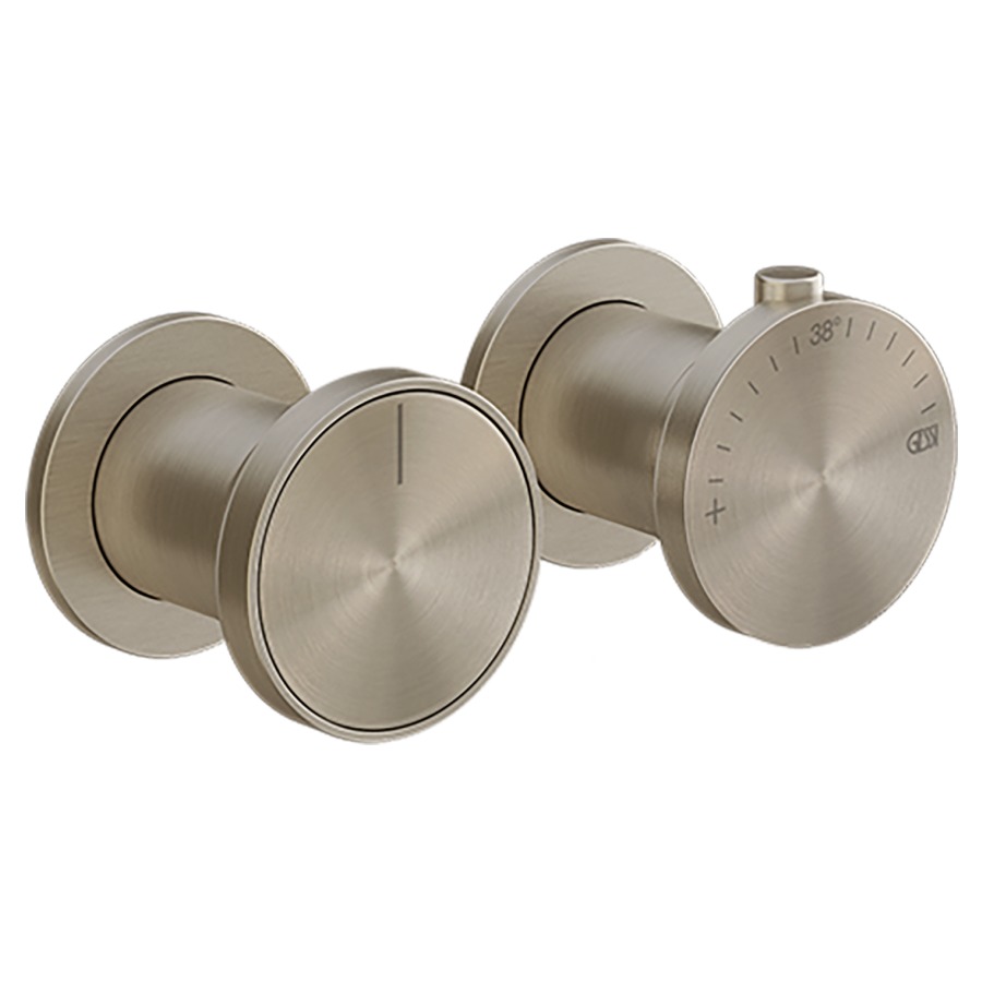 Thermostat ORIGINI UP
set de montage final
inverseur à 3 voies, insert en
finition inclus, sans corps à
encastrer 712 545