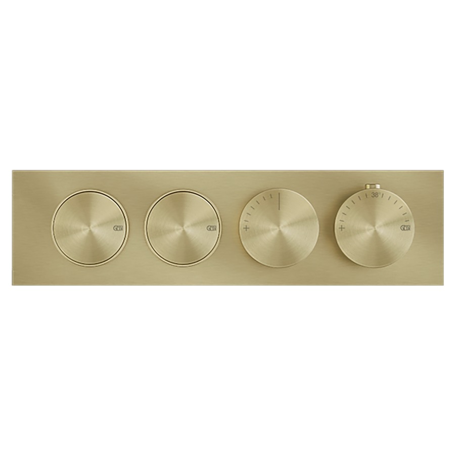 Thermostat ORIGINI UP
set de montage final
avec 2 fonctions avec touche
on/off, insert en finition
inclus, sans corps à encastrer
712 757